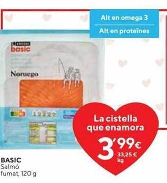 Caprabo Basic salmó fumat oferta