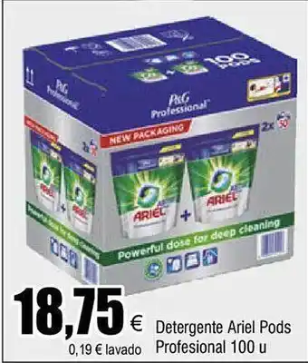 FROIZ Detergente ariel pods profesional oferta