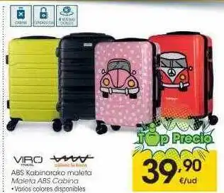Eroski Abs kominatako maleta oferta