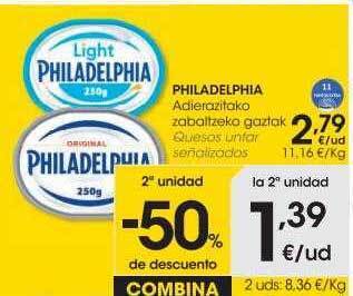 Eroski Philadelphia oferta