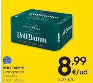 Eroski Voll damm oferta