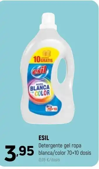 Coviran Esil Detergente Gel Ropa Blanca/ Color 70+10 Dosis oferta