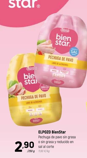 Coviran Elpozo Bienstar Pechuga De Pavo Sin Grasa o Sin Grasa Y Reducido en Sal Al Corte oferta
