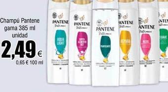 FROIZ Champú pantene gama oferta