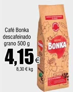 FROIZ Café bonka descafeinado grano oferta