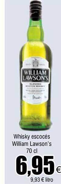 FROIZ Whisky escocés william lawson's oferta