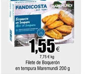 FROIZ Filete de boquerón en tempura maremundi oferta