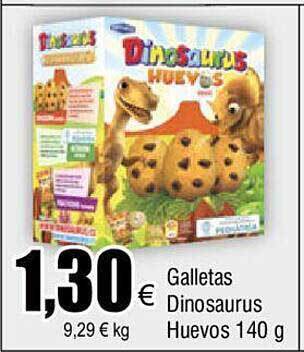 FROIZ Galletas dinosaurus huevos oferta