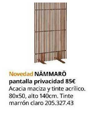 IKEA Nämmarö pantalla privacidad oferta