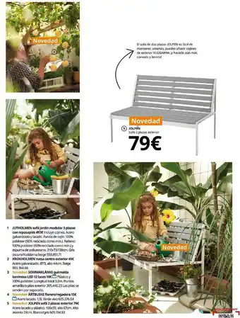 IKEA Jolpen sofá 2 plazas exterior oferta