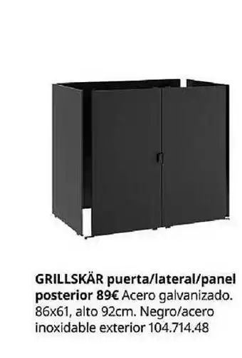IKEA Grillskär puerta-lateral-panel posterior oferta