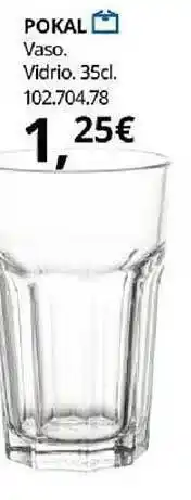 IKEA Pokal vaso, vidrio oferta