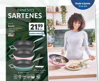 Lidl Ernesto sartén oferta
