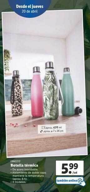 Lidl Ernesto botella térmica oferta