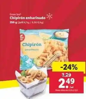 Lidl Chipirón enharinado ocean sea oferta