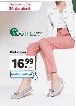 Lidl Footflexx bailarinas oferta