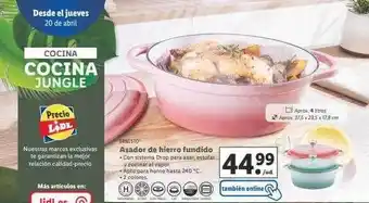 Lidl Ernesto asador de hierro fundido oferta