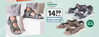Lidl Footflexx sandalias oferta