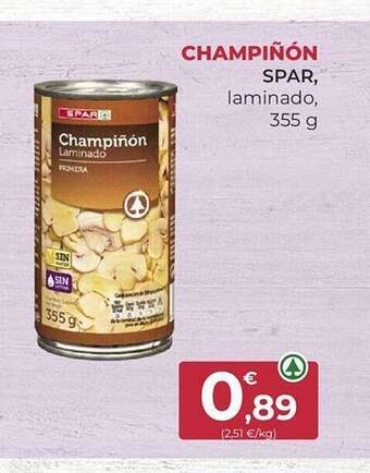 SPAR Champiñon spar oferta