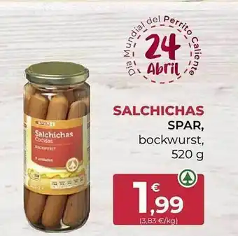 SPAR Salchichas spar bockwurst oferta