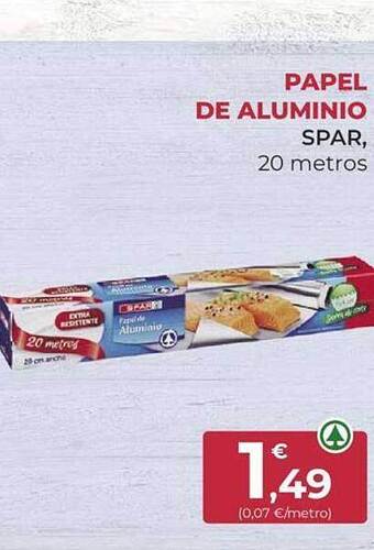 SPAR Papel de aluminio spar oferta