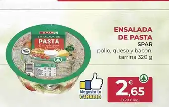 SPAR Ensalada de pasta spar oferta