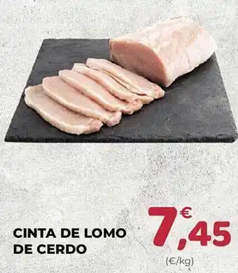 SPAR Cinta de lomo de cerdo oferta