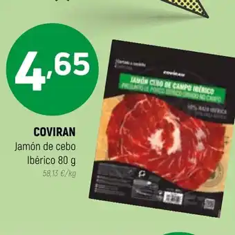 Coviran Coviran Jamón de Cebo Ibérico 80g. oferta