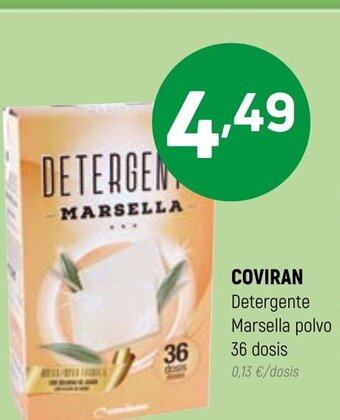 Coviran Coviran Detergente Marsella Polvo 36 Dosis oferta