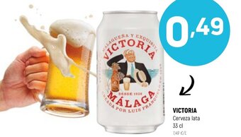 Coviran Victoria Cerveza Lata 33 cl. oferta
