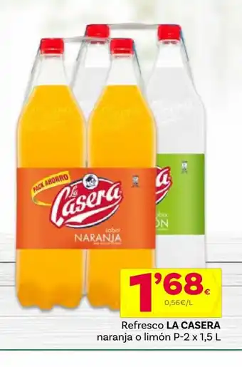 Supermercados Dani Refresco La Casera Naranja o Limón oferta
