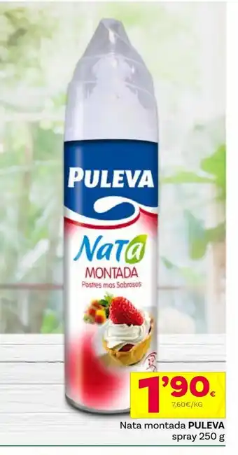 Supermercados Dani Nata Montada Puleva Spray oferta