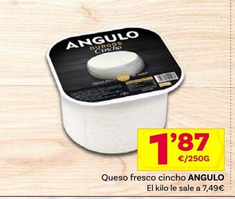 Supermercados Dani Queso Fresco Cincho Angulo oferta
