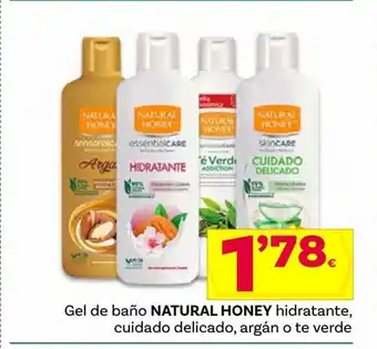 Supermercados Dani Gel de Baño Natural Honey oferta