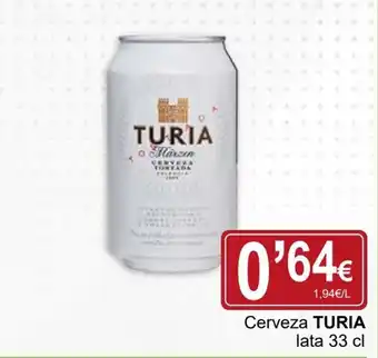 Supermercados Dani Cerveza Turia Lata 33 cl oferta