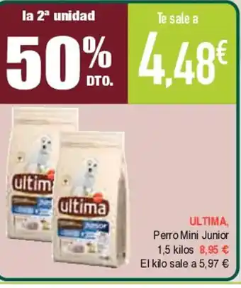 Masymas Ultima Perro Mini Junior oferta