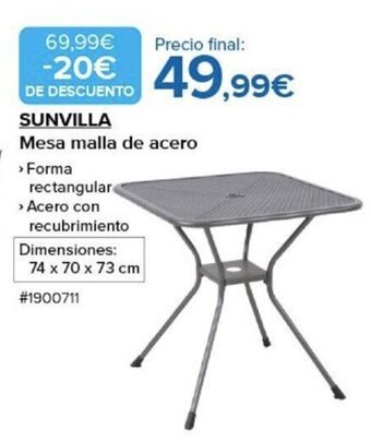 Costco Mesa Malla de Acero oferta