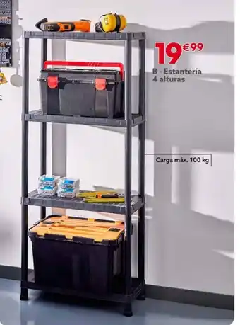 GiFi Estantería 4 Alturas oferta