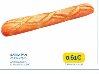 Supermercados La Despensa Barra Pan Aspas 250g oferta