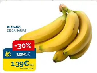 Supermercados La Despensa Plátano de Canarias oferta
