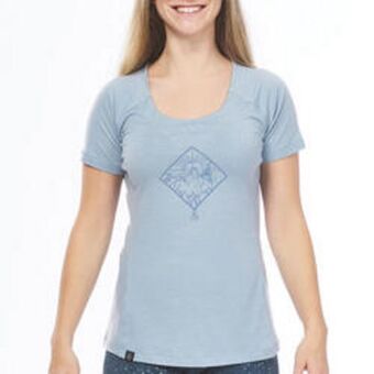 Decathlon Camiseta de escalada y montaña lana merina mujer simond edge oferta