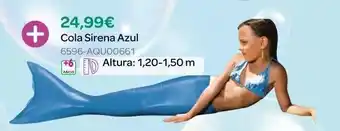 Don Dino Anos 24,99€ + cola sirena azul 6596-aquo0661 altura: 1,20-1,50 m oferta