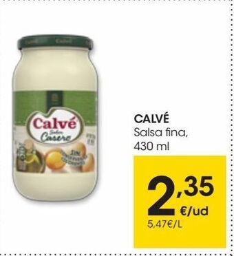 Eroski Calve salsa fina 430 ml oferta
