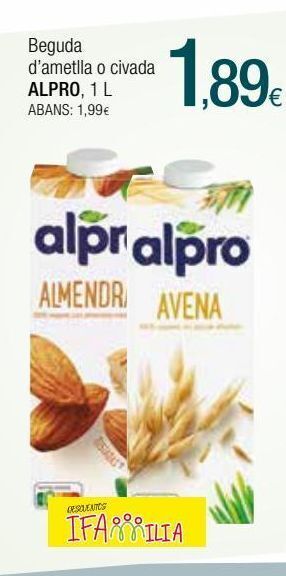 Condis Bebidas alpro oferta