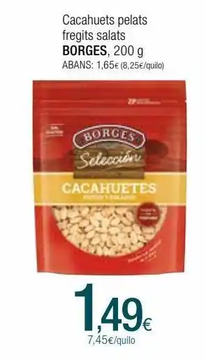 Condis Cacahuetes borges oferta