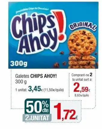 Condis Galletas chips ahoy oferta