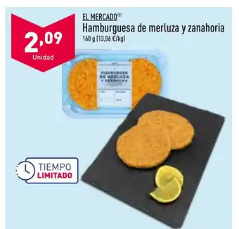 ALDI El Mercado Hamburguesa De Merluza Y Zanahoria oferta