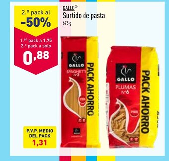 ALDI Gallo Surtido de Pasta oferta