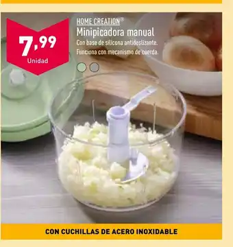 ALDI Home Creation Minipicadora Manual oferta