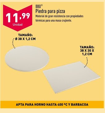 ALDI BBQ Piedra Para Pizza oferta